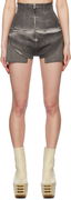 Rick Owens DRKSHDW Hollywood Dirt Cutoff Denim Shorts