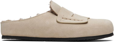 Tenisky a topánky Jacquemus 'The Mules' Shearling-Lined Loafers Béžová | 25HFOW00186AC09M01, 0