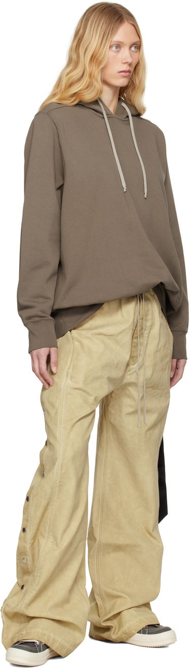 Mikina Rick Owens Rick Owens DRKSHDW Hollywood Oversized Hoodie Hnedá | DS01E3241 FP, 3