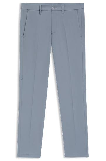 Nohavice BOSS Regular Fit Water-Repellent Stretch Trousers Modrá | 50534305, 0