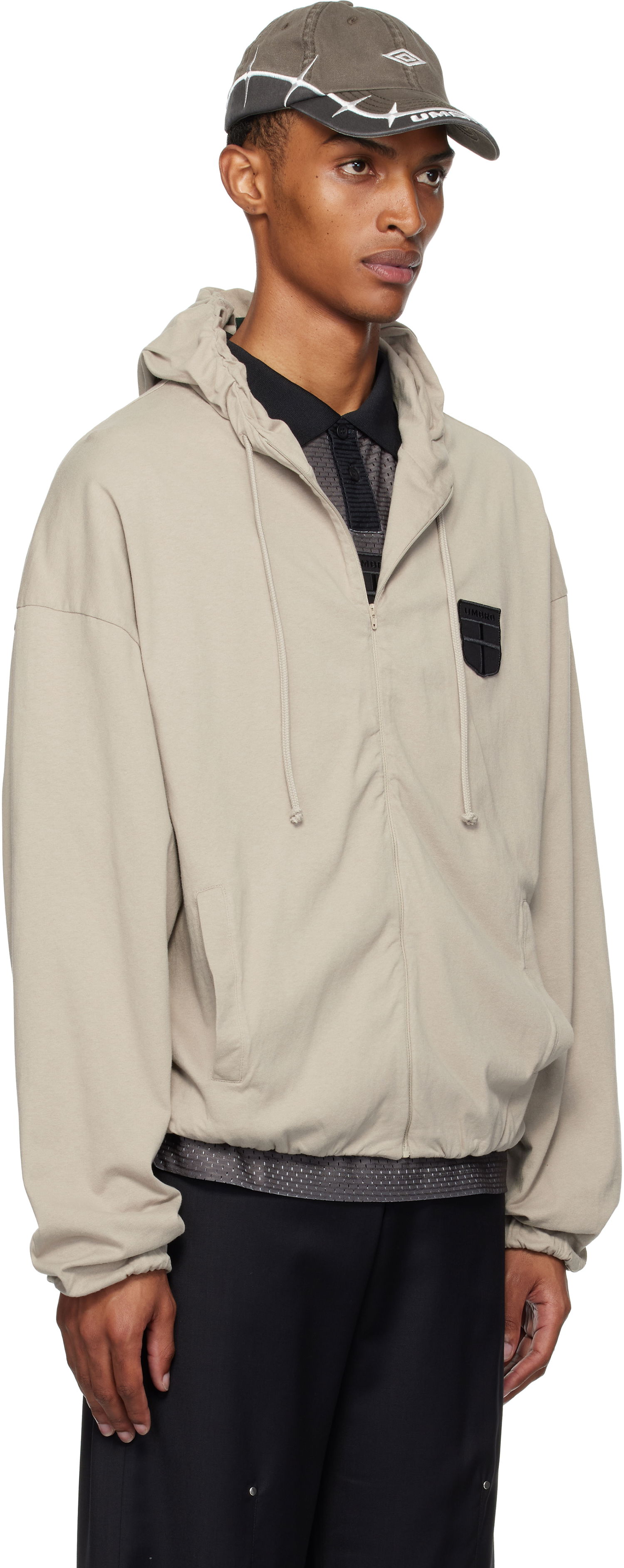 Mikina Umbro Umbro Crest Jersey Hoodie Béžová | UBMW0245JY61, 1