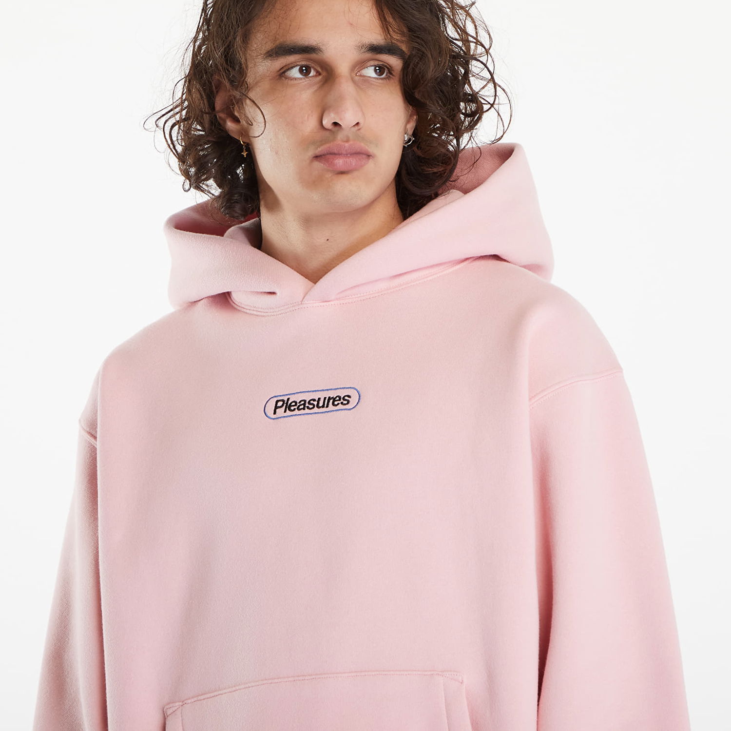 Mikina Pleasures Puzzle Hoodie Pink Ružová | P24SU010 PINK, 1