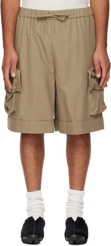 Šortky Simone Rocha Simone Rocha Multi Pocket Drawstring Cargo Shorts Béžová | 4172 1267, 0