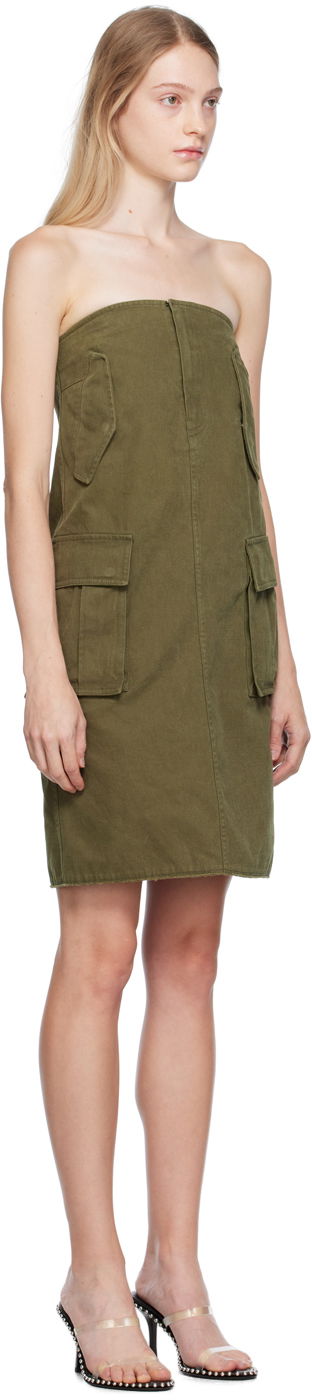 Šaty We11done We11done Cargo Midi Skirt Zelené | WD-OP3-23-175-W-KK, 1