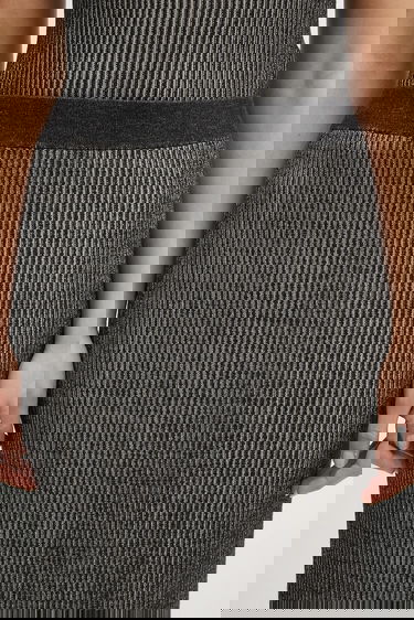 Sukňa Samsoe Samsoe Samsøe Samsøe Sacheryl Maxi Pencil Skirt Šedá | F25100047, 3