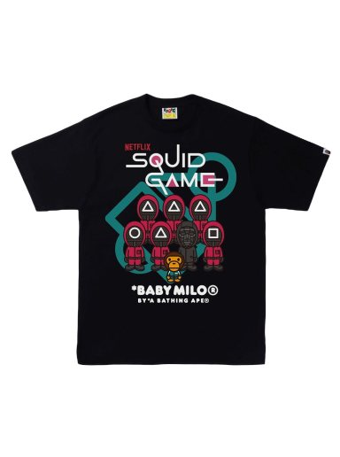 Tričko BAPE Squid Game x Baby Milo Tee Čierna | 2I23-110-906 BLK