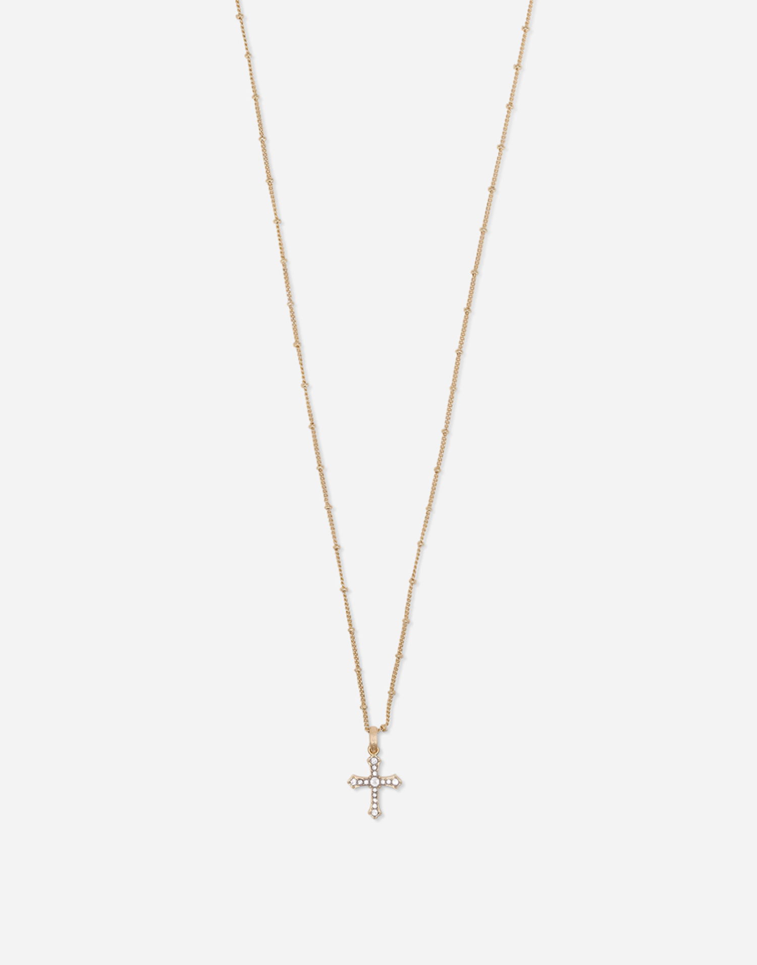 Náhrdelník Dolce & Gabbana Gold Metal Cross Pendant Necklace Metalická | WNN7S1W1111ZOO00, 1