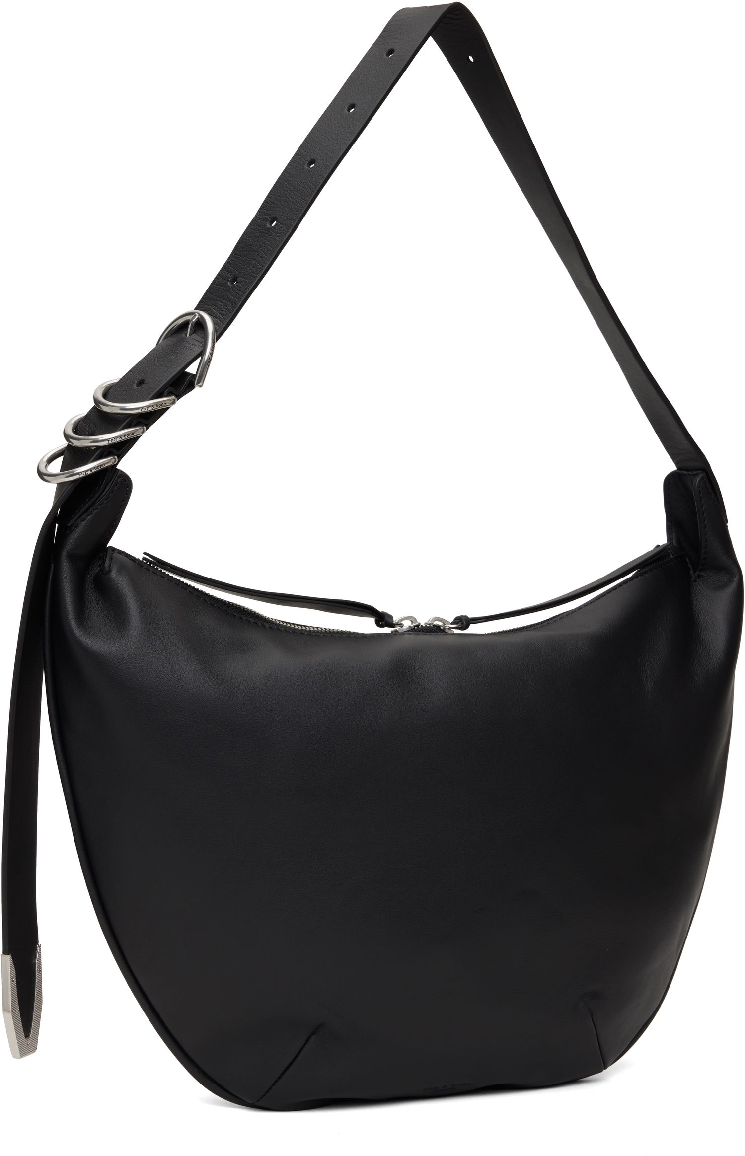 Taška cez rameno rag & bone Rag & Bone Spire Leather Shoulder Bag Čierna | WHH24S1000TM00, 1