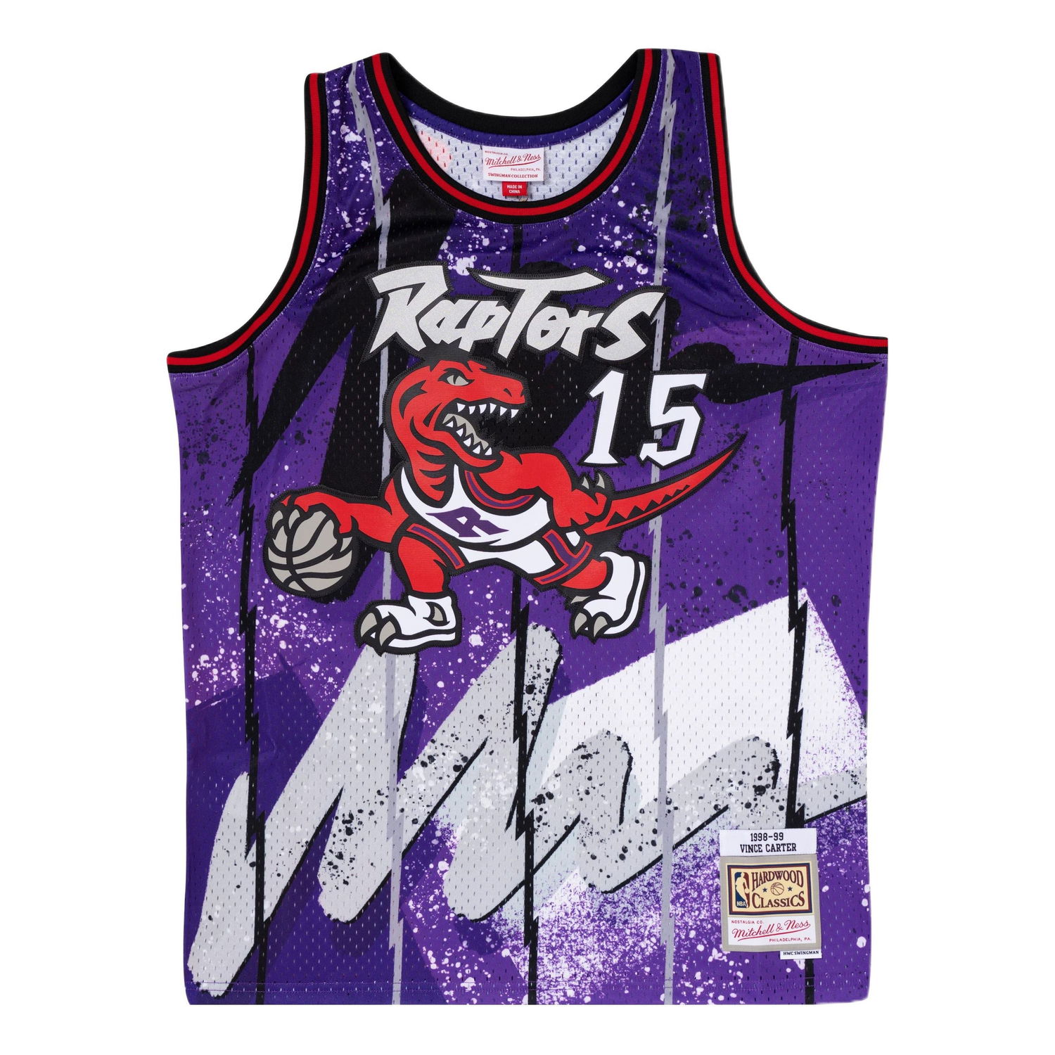 Dres Mitchell & Ness Vince Carter Raptors 1998-99 Swingman Jersey Fialová | TFSM1253-TRA98VCAPURP, 0