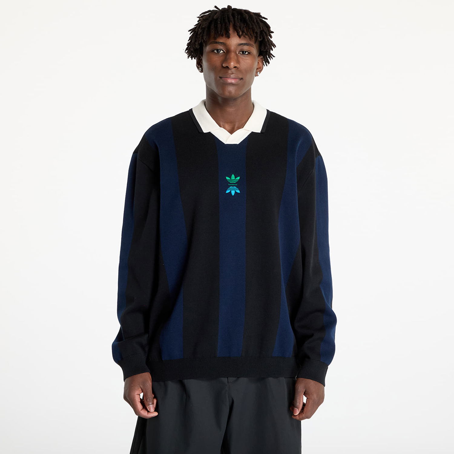 Tričko adidas Originals Rolling Links Long Sleeve Polo Shirt Black Čierna | IT0142, 0