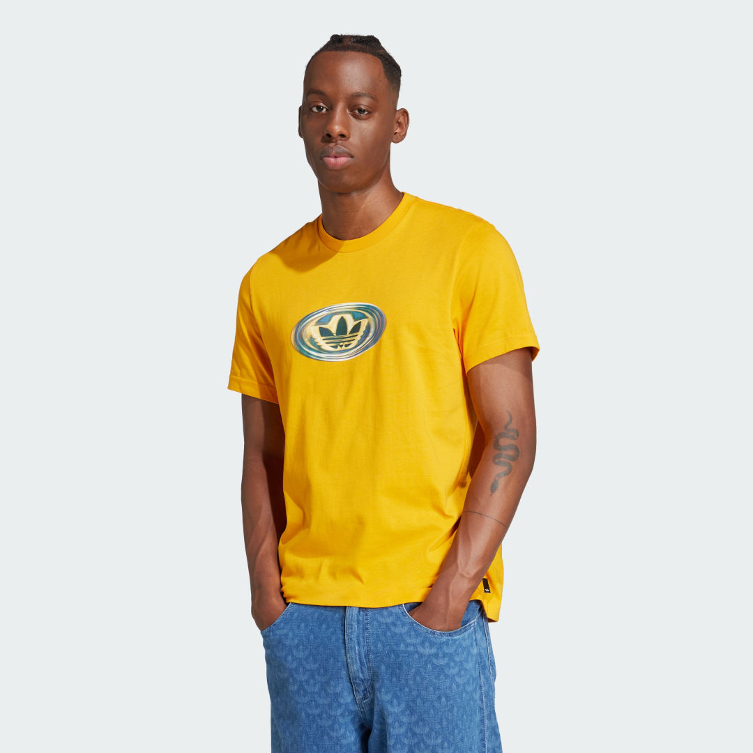 Tričko adidas Originals adidas Originals 90s Logo T-Shirt Žltá | JM0480, 0