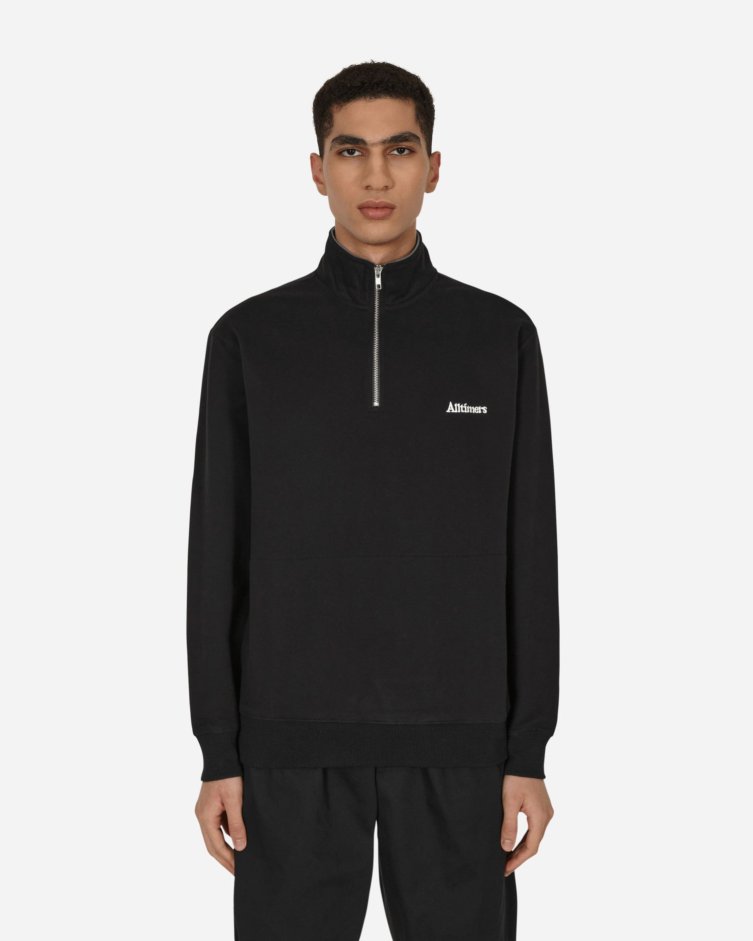 Mikina Alltimers Broadway Quarter Zip Sweatshirt Čierna | PN1731 001, 0