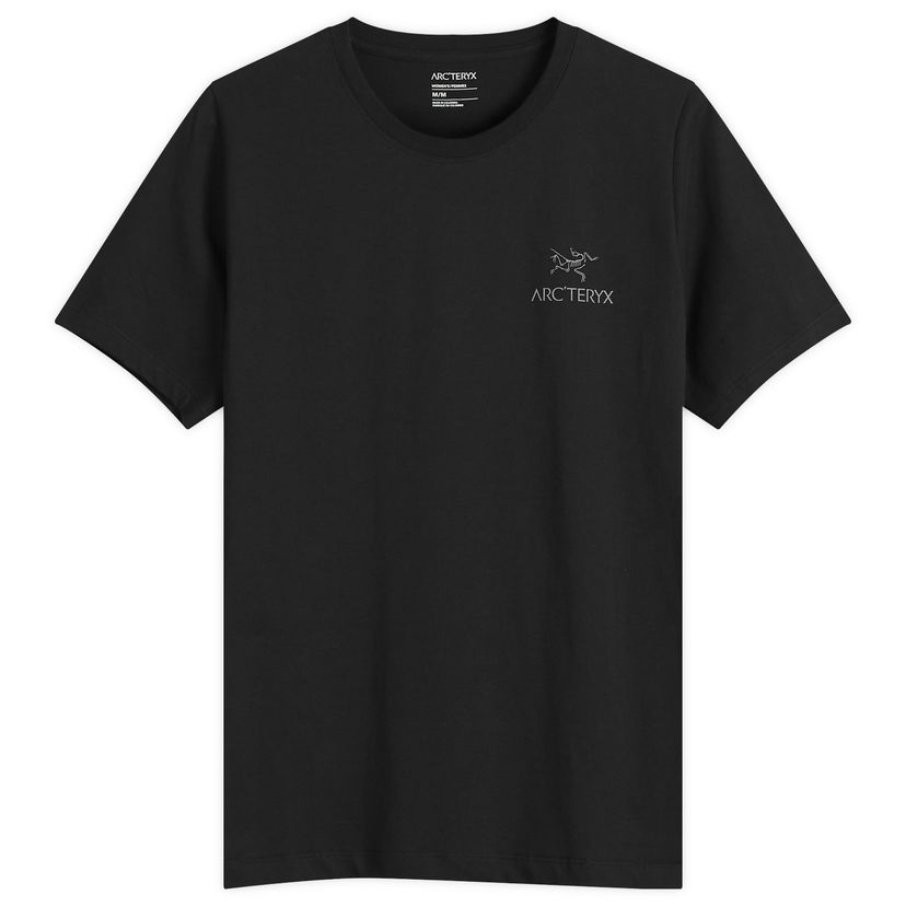 Tričko Arcteryx Emblem Short Sleeve T-Shirt, Size Large Čierna | X000009502-002291