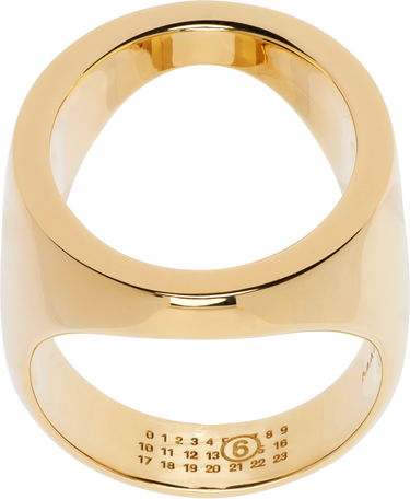 Prsteň Maison Margiela MM6 Maison Margiela Gold Tone Open Ring Žltá | SM7UQ0088 P7355, 0