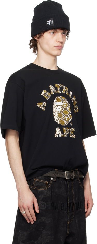 Tričko BAPE Printed T-Shirt Čierna | 1K70110317, 1
