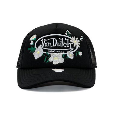 Šiltovka Von Dutch Von Dutch Trucker Flora Polyester Foam Cap Čierna | VD-7030851, 1