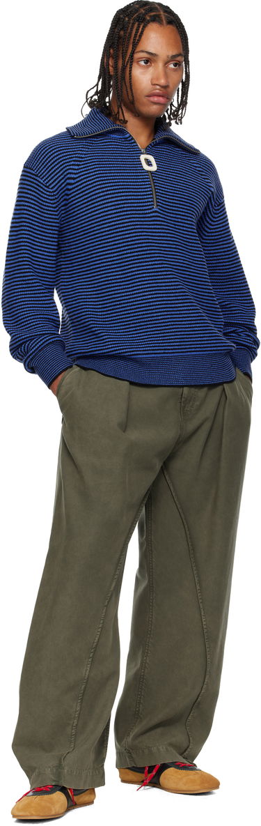 Nohavice JW Anderson Twisted Seam Trousers Zelené | TR0423-PG1600, 3
