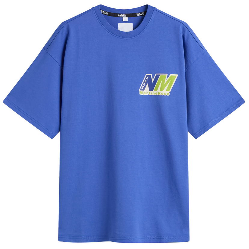 Tričko Napapijri Martine Rose Logo T-Shirt Modrá | NP0A4HEW-BE1