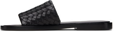 Tenisky a topánky Bottega Veneta Bottega Veneta Elio Woven Leather Slides Čierna | 838348V2ED01000, 2