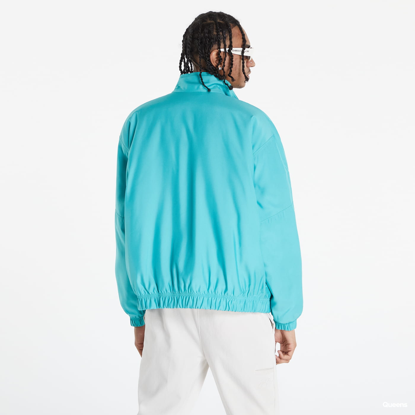 Bomber bunda Nike Solo Swoosh Satin Bomber Jacket Tyrkysová | DN1266-392, 1