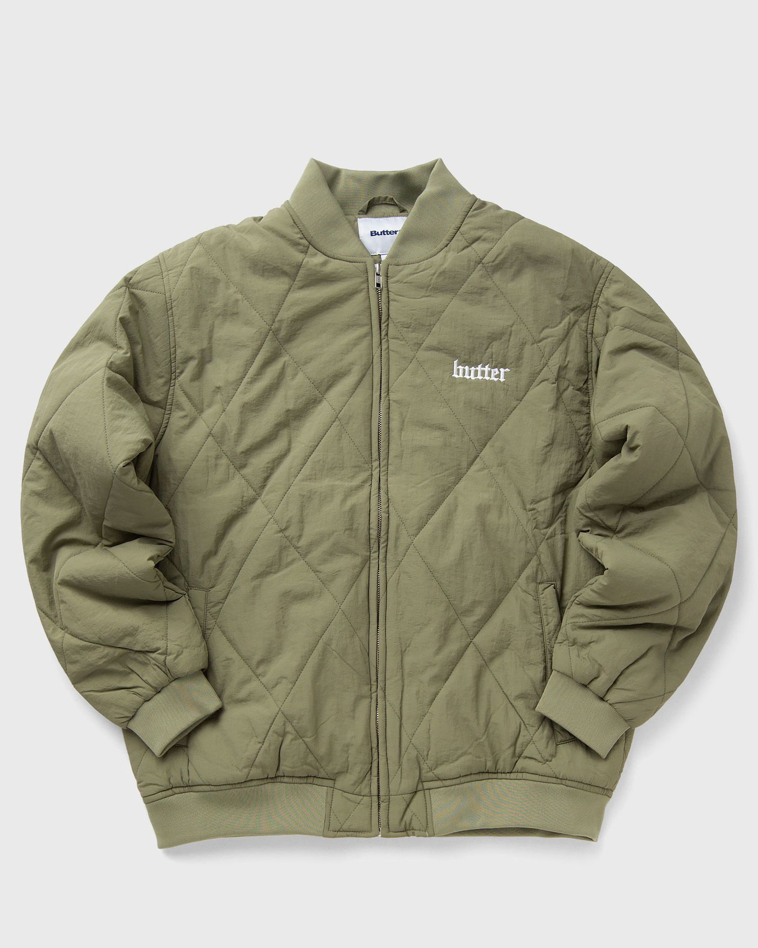 Bomber bunda Butter Goods Quilted Work Jacket Zelené | P20470, 0