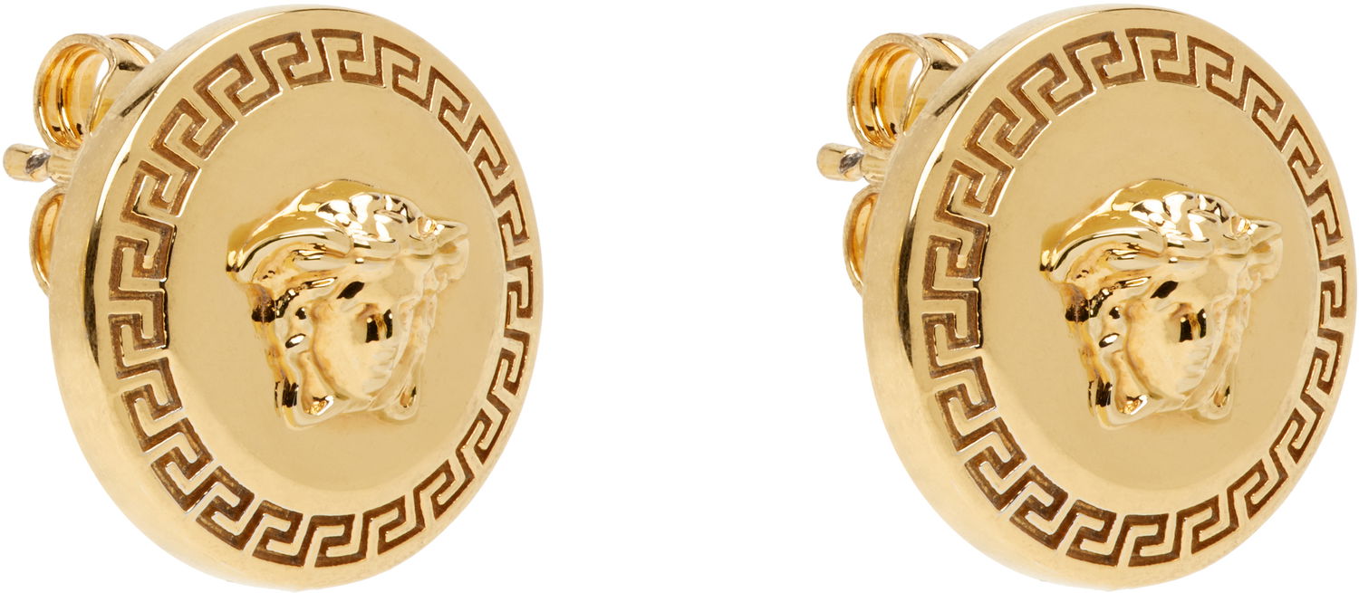 Náušnice Versace Medusa Head Earrings Metalická | DG2H765-DJMT-KOT, 1
