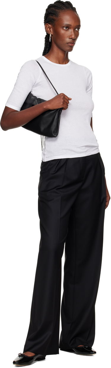 Nohavice Loulou de Saison Loulou de Saison Sbiru LDS Straight Leg Trousers Čierna | SBIRU LDS, 3