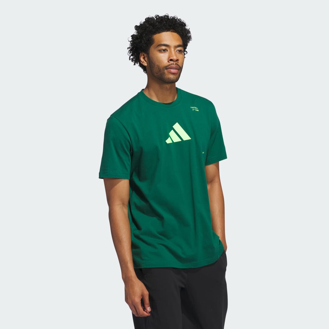Tričko adidas Performance Football Category Graphic Zelené | IY5522, 1
