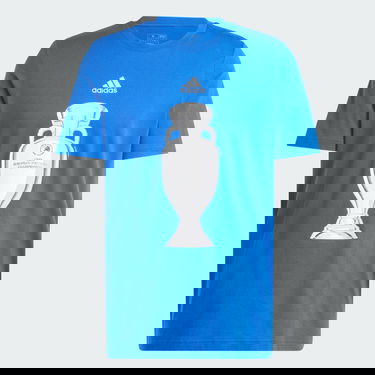 Tričko adidas Performance Official Emblem Trophy Modrá | IT9295, 1