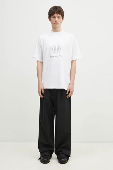 Tričko VETEMENTS 'No Posts' Graphic Print Regular T-Shirt Biela | UA66TR730W, 4