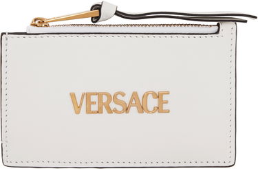 Peňaženka Versace Versace Tag Zip Card Holder Biela | 1018746_1A13171_1W56V, 0