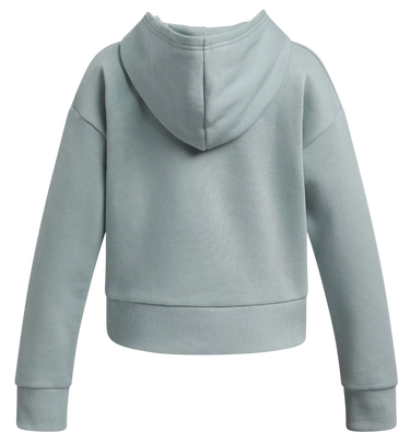 Mikina Under Armour UA Rival Fleece Cropped Hoodie Zelené | 1379517-348, 1