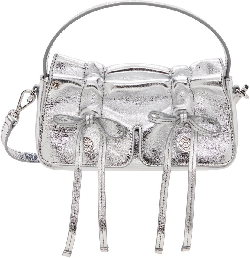 Kabelka Acne Studios Multipocket Bag Metalická | A10474-