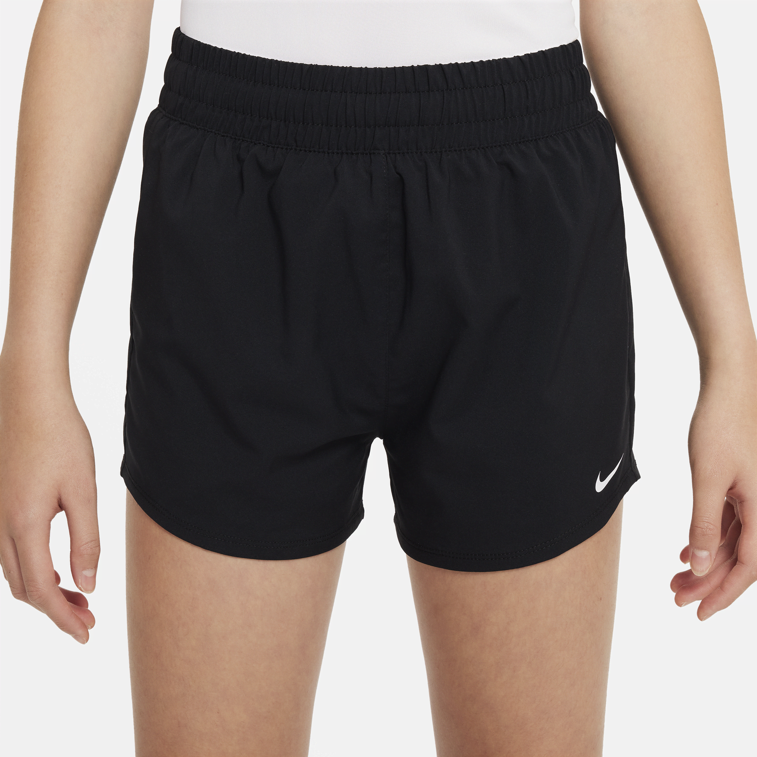 Šortky Nike Dri-FIT One High-Waisted Woven Training Shorts Čierna | DX4967-010, 1