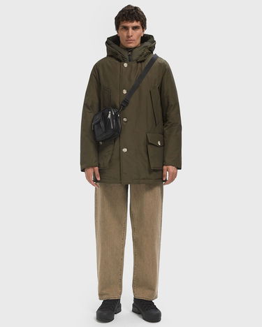 Parka WOOLRICH Arctic Parka with Button Closure and Attached Hood Zelené | CFWOOU0483MRUT0001-DAG, 2