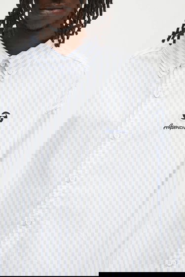 Košeľa AAPE by A Bathing Ape AAPE Now Long Relaxed Fit Button-Down Shirt Modrá | AAPSTM8513XXO, 3