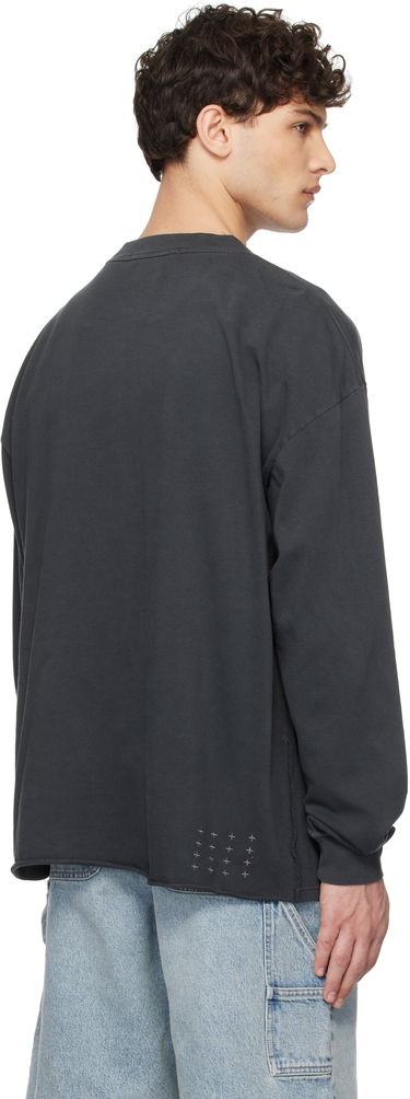 Tričko Ksubi Ksubi Electric Ekcess Long Sleeve T-Shirt Šedá | MPS25TE046, 2