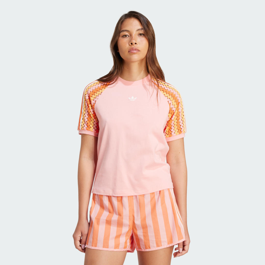 Tričko adidas Originals adidas Originals Summer Glow Cali T-Shirt Ružová | KC0769, 0