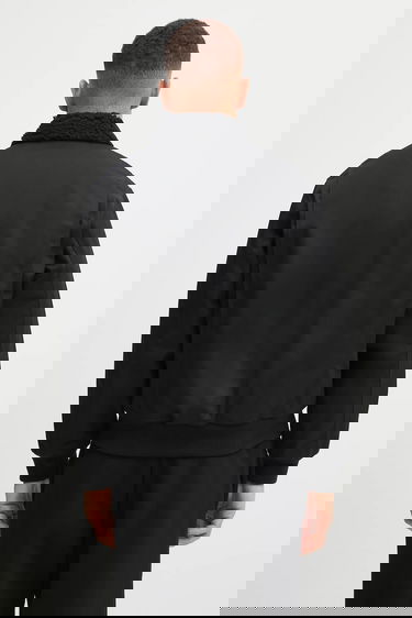 Bomber bunda WACKO MARIA Wacko Maria Dickies Work Jacket with Faux Fur Collar Čierna | 25FW.WMO.DC01, 2