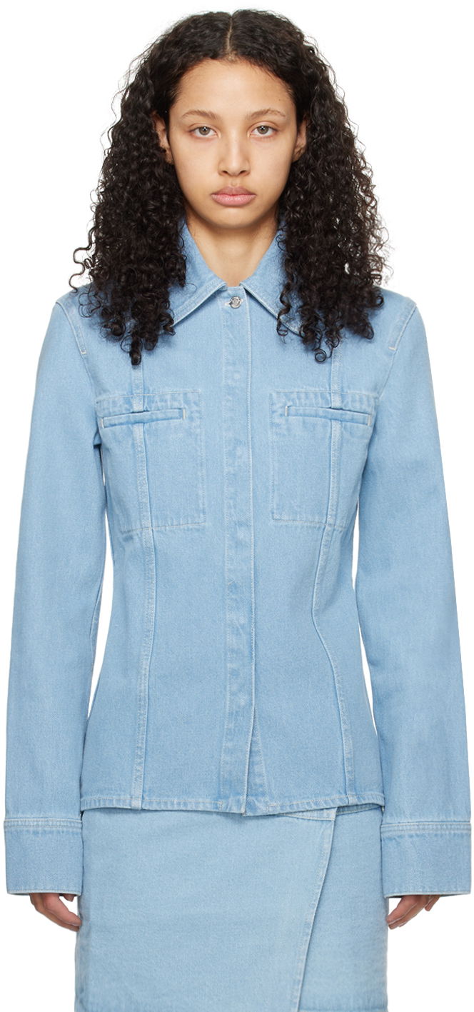 Bunda Nanushka Mireio Denim Jacket Modrá | NW23RSSH01152, 0