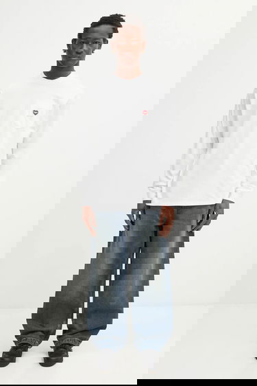 Tričko Carhartt WIP Carhartt WIP L/S Pocket Heart T-Shirt Biela | I035300.1WZXX, 4