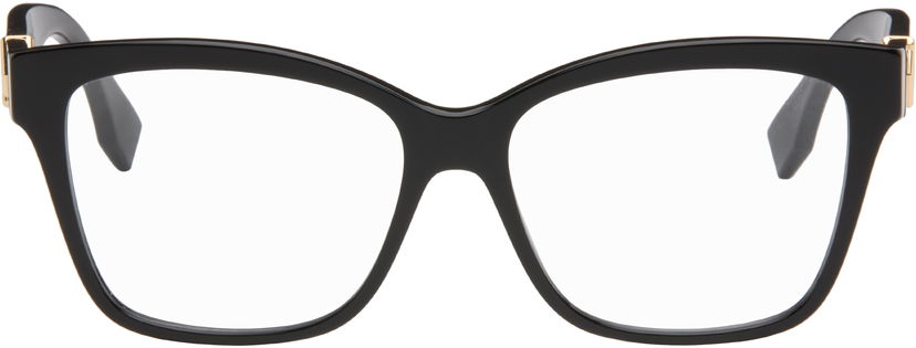 Slnečné okuliare FENDI FF Diamonds Rectangular Frame Glasses Čierna | FE50117I@55001 192337204067
