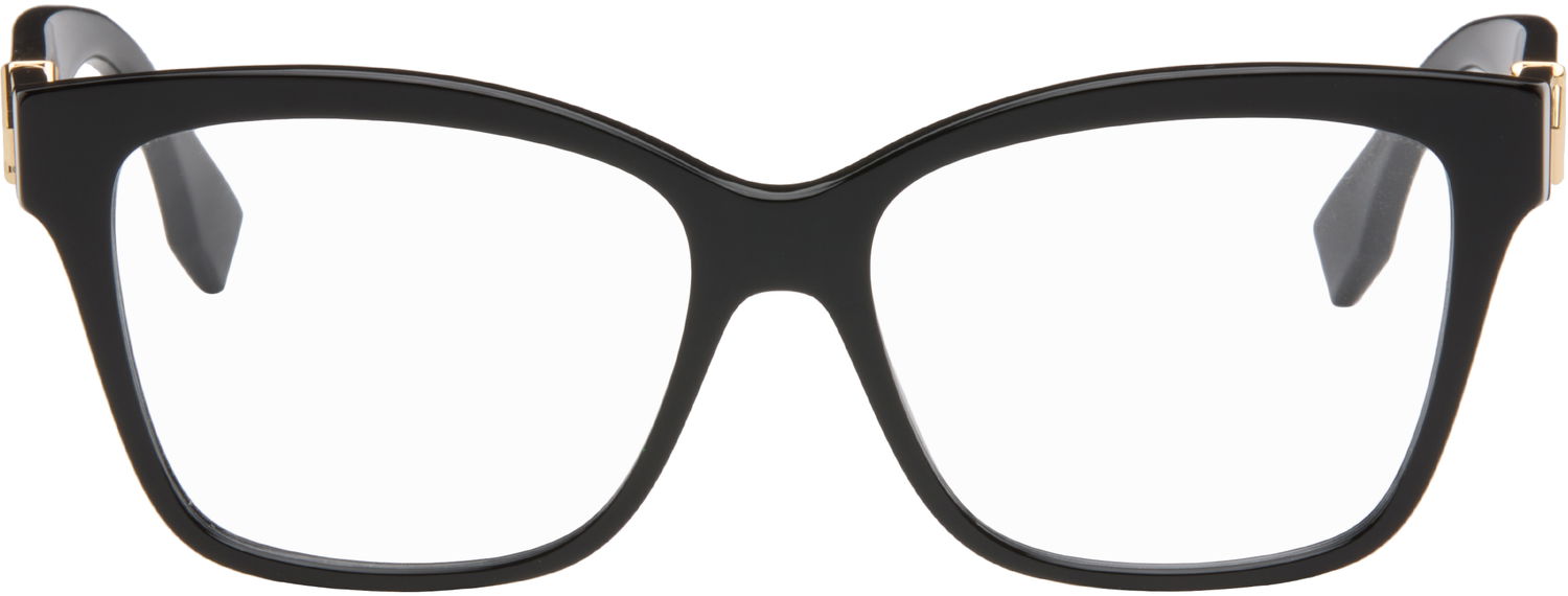 Slnečné okuliare FENDI FF Diamonds Rectangular Frame Glasses Čierna | FE50117I@55001 192337204067, 0