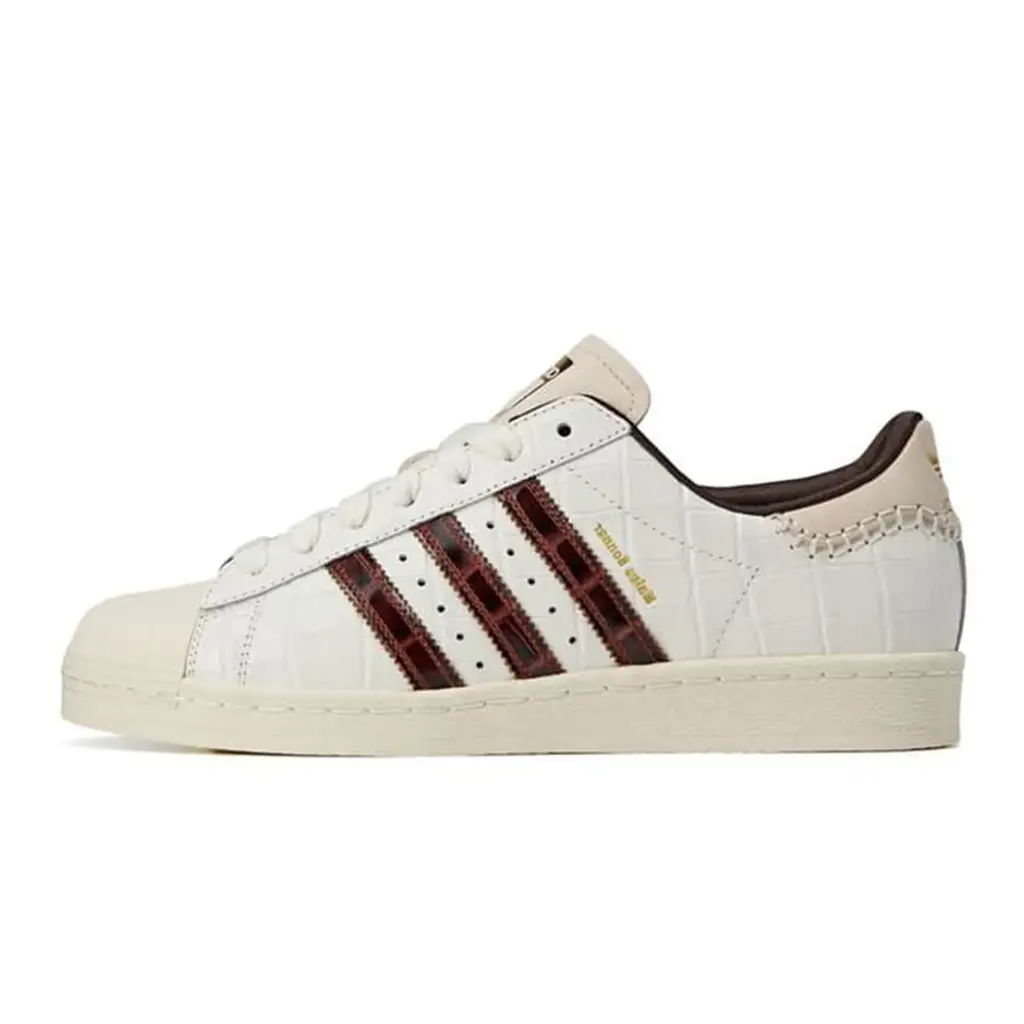 Tenisky a topánky adidas Originals Wales Bonner x Superstar "White Fox Brown" Biela | KH8797, 0