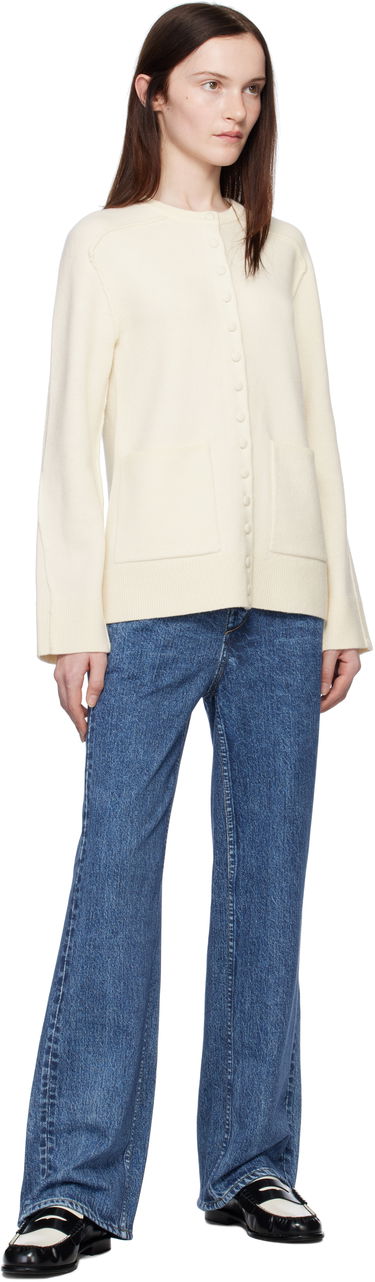 Džínsy rag & bone Miramar Wide Leg Fleece Lounge Pants Modrá | WCW24H70058205, 3