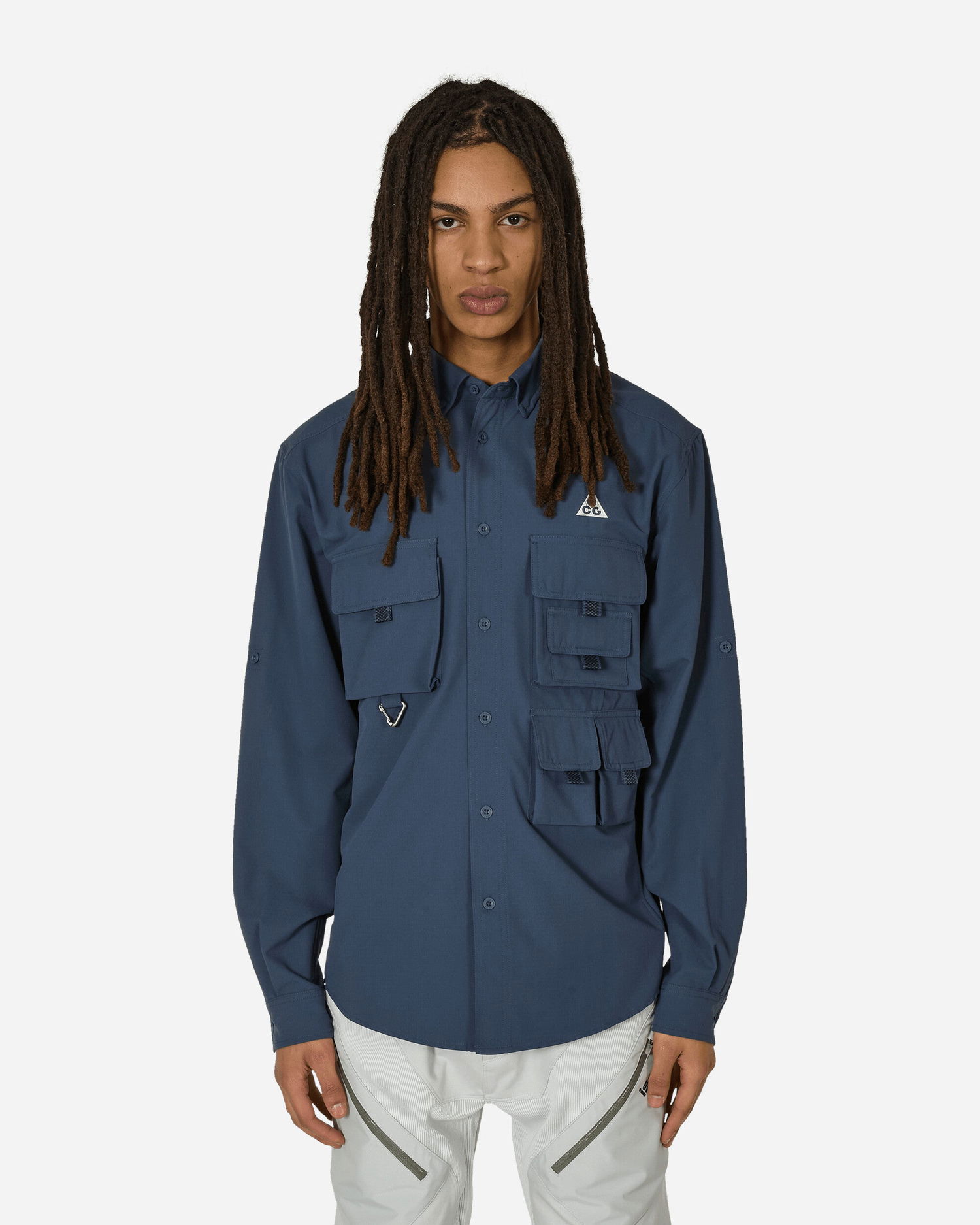 Košeľa Nike ACG Dri-FIT UV Devastation Trail Longsleeve Shirt Thunder Blue Modrá | DN3936-437, 1