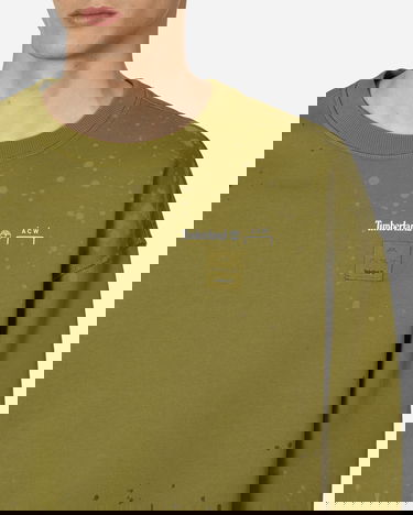 Mikina Timberland A-COLD-WALL* Future73 Crewneck Sweatshirt Avocado Zelené | TB0A6PGWDY41 TBDY4, 5