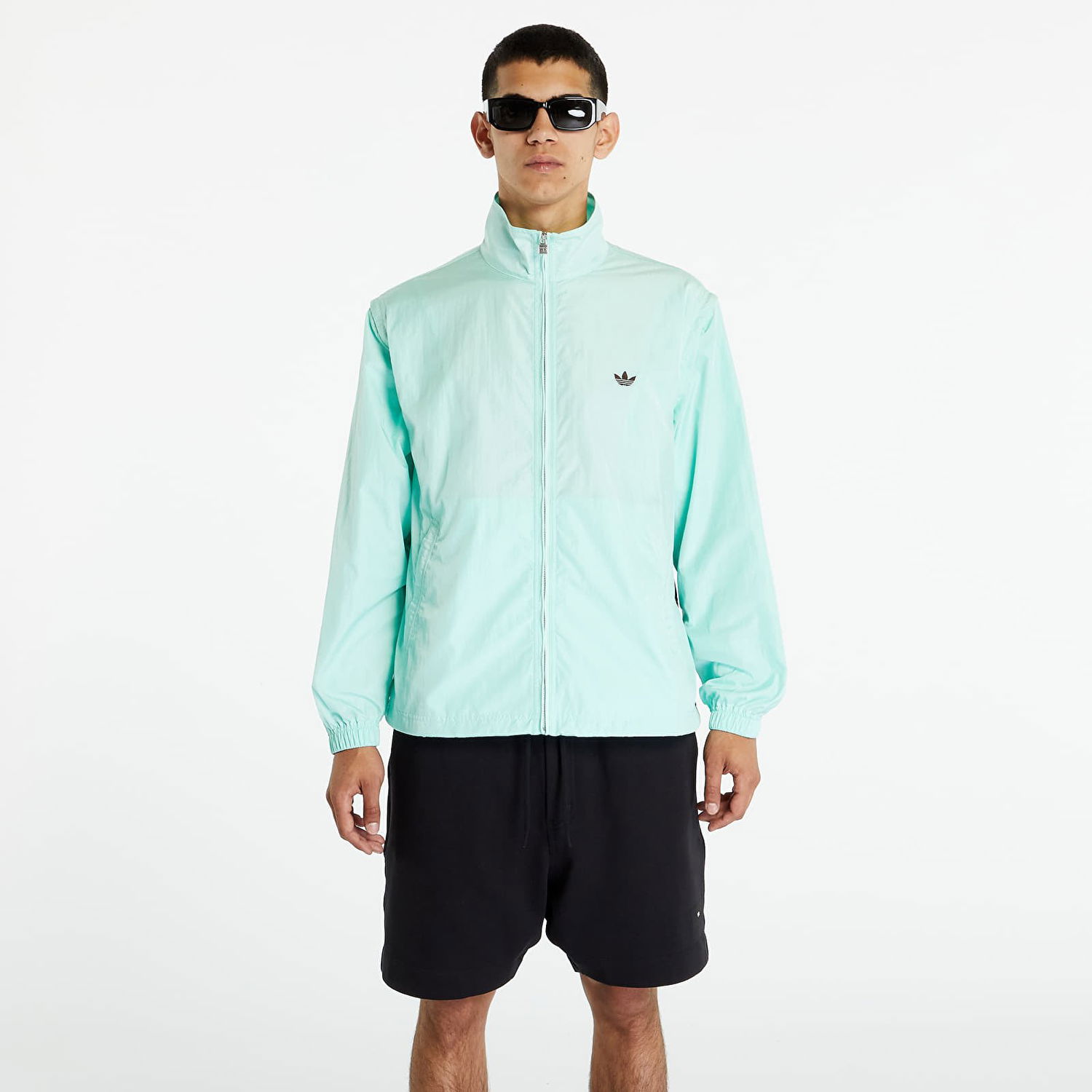 Bunda adidas Originals adidas x Wales Bonner Nylon Anorak Clear Mint Tyrkysová | IA3962, 0