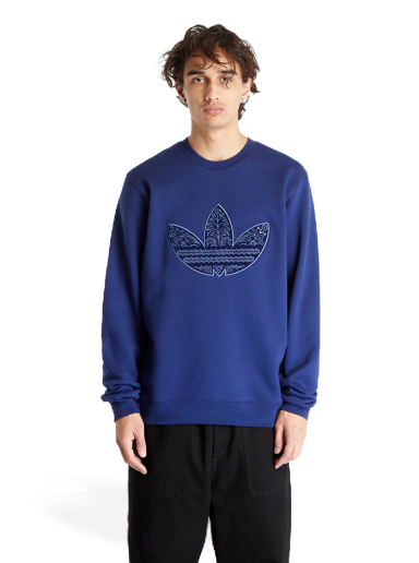 Sveter adidas Originals Applique Crewneck Navy | IS5273