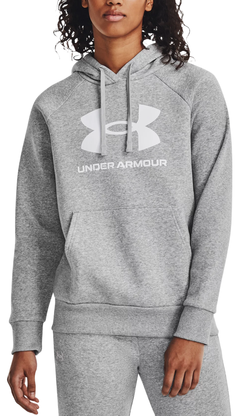 Mikina Under Armour Rival Fleece Big Logo Hoodie Šedá | 1379501-012, 0